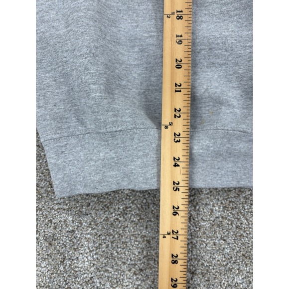 VTG JanSport Michigan State Sweatshirt Size M Gray Fleece Crew Green Felt Letter - Picture 12 of 12